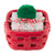 Red Xmas Soap in Basket - Zinnias Gift Boutique