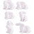 Porcelain Bunny 2.5" - Zinnias Gift Boutique