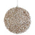 5 Inch Champagne Sequins & Bead Embellished Shatterproof Ornament - Zinnias Gift Boutique