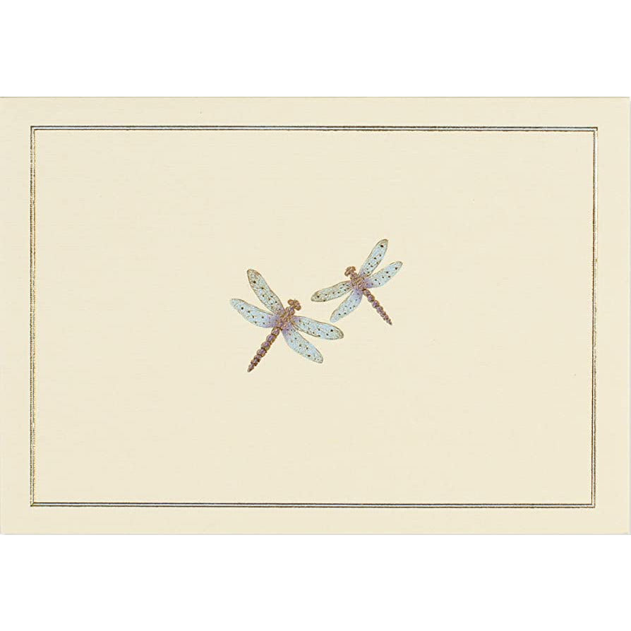 Note Card Blue Dragonflies - Zinnias Gift Boutique