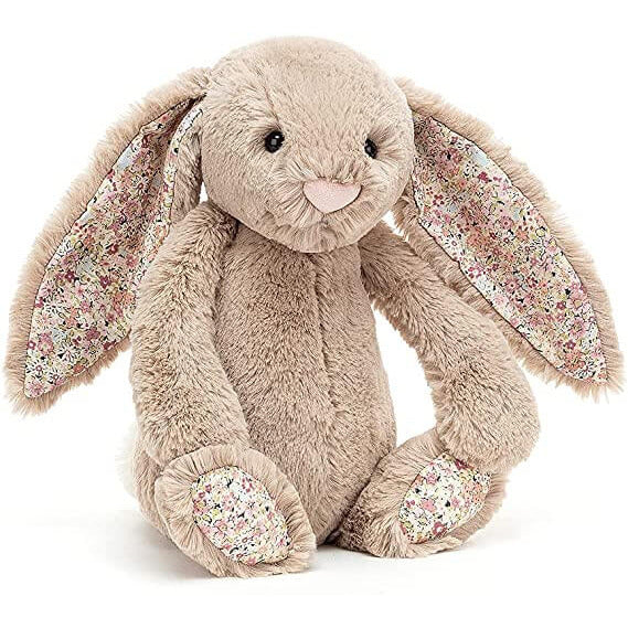 Blossom Posy Bunny Medium (Beige) - Zinnias Gift Boutique
