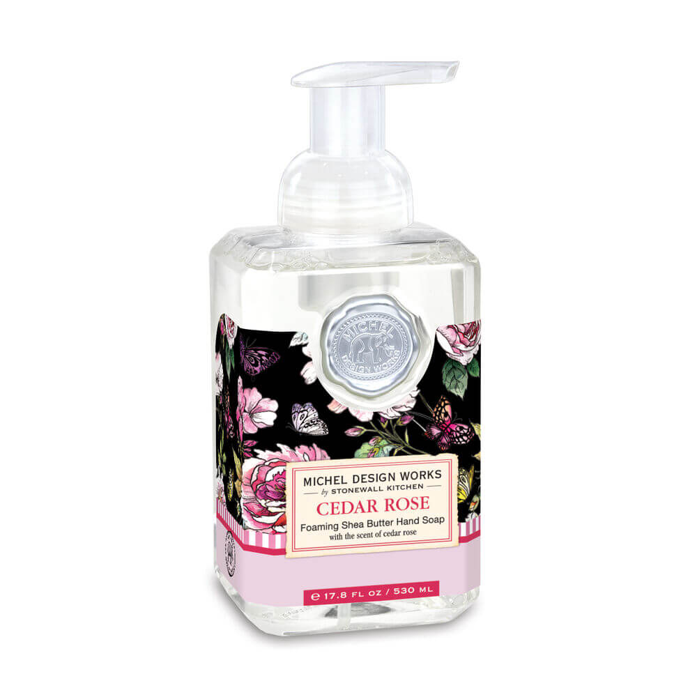 Cedar Rose Foaming Soap - Zinnias Gift Boutique