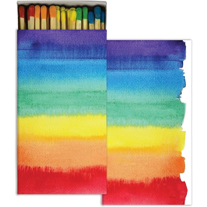 Matches - Watercolor Rainbow - Zinnias Gift Boutique