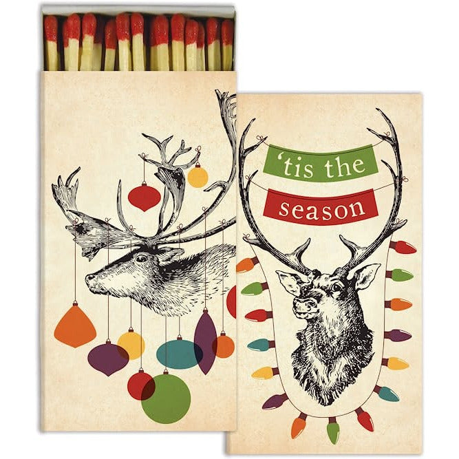 Matches - Decorated Stags - Zinnias Gift Boutique