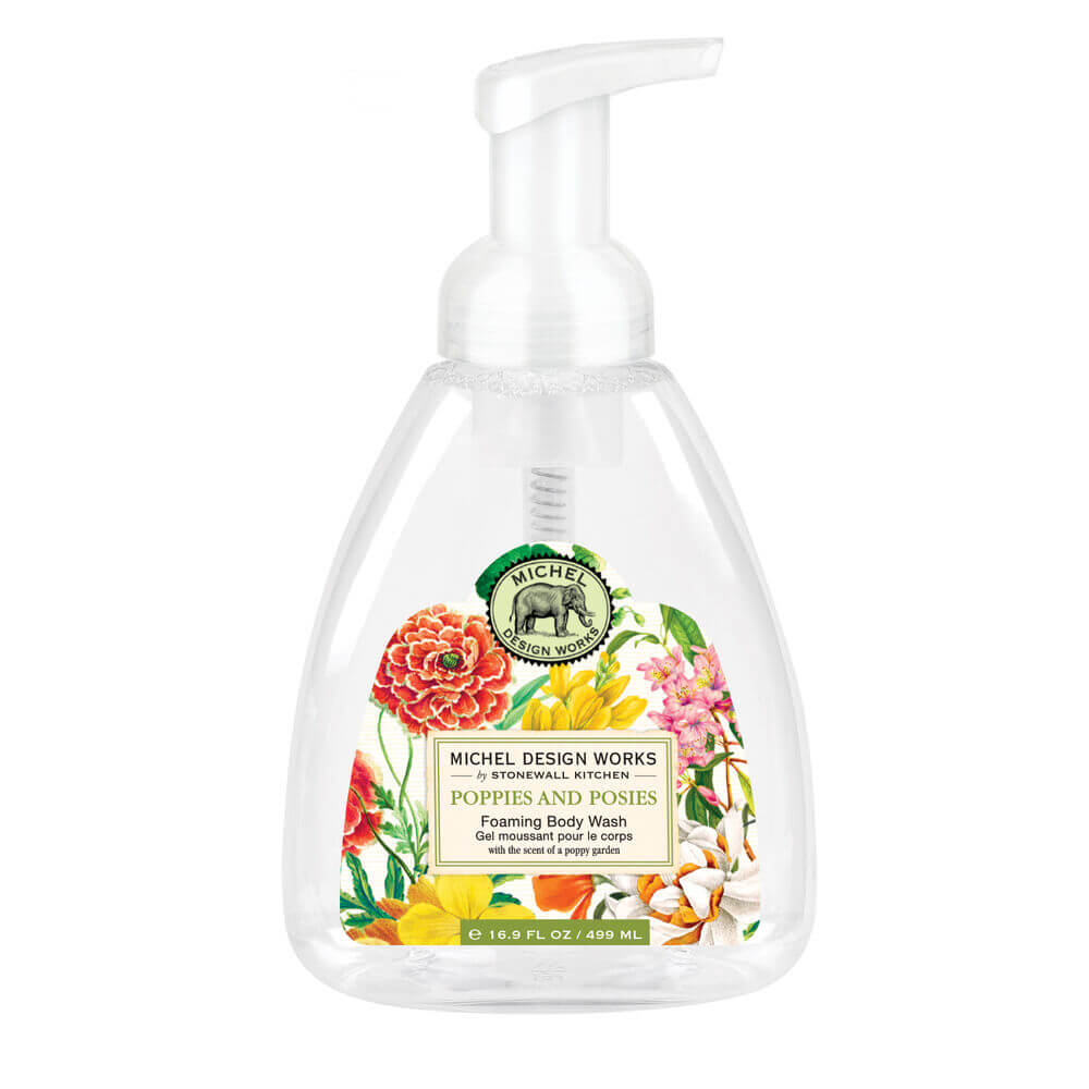 Poppies and Posies Foaming Body Wash - Zinnias Gift Boutique
