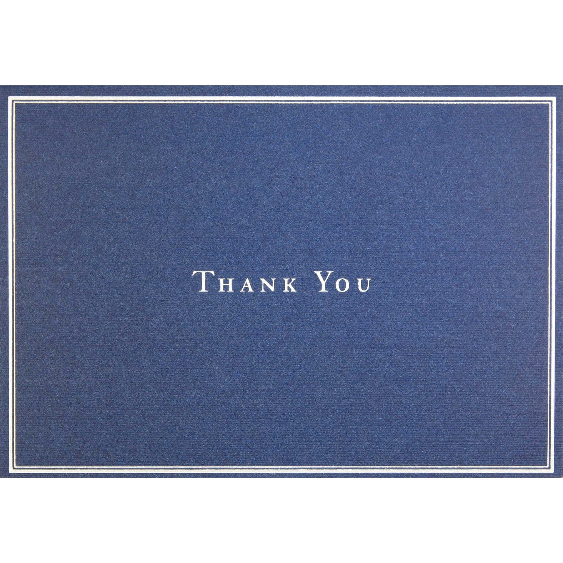 Navy Blue Thank You Notes - Zinnias Gift Boutique