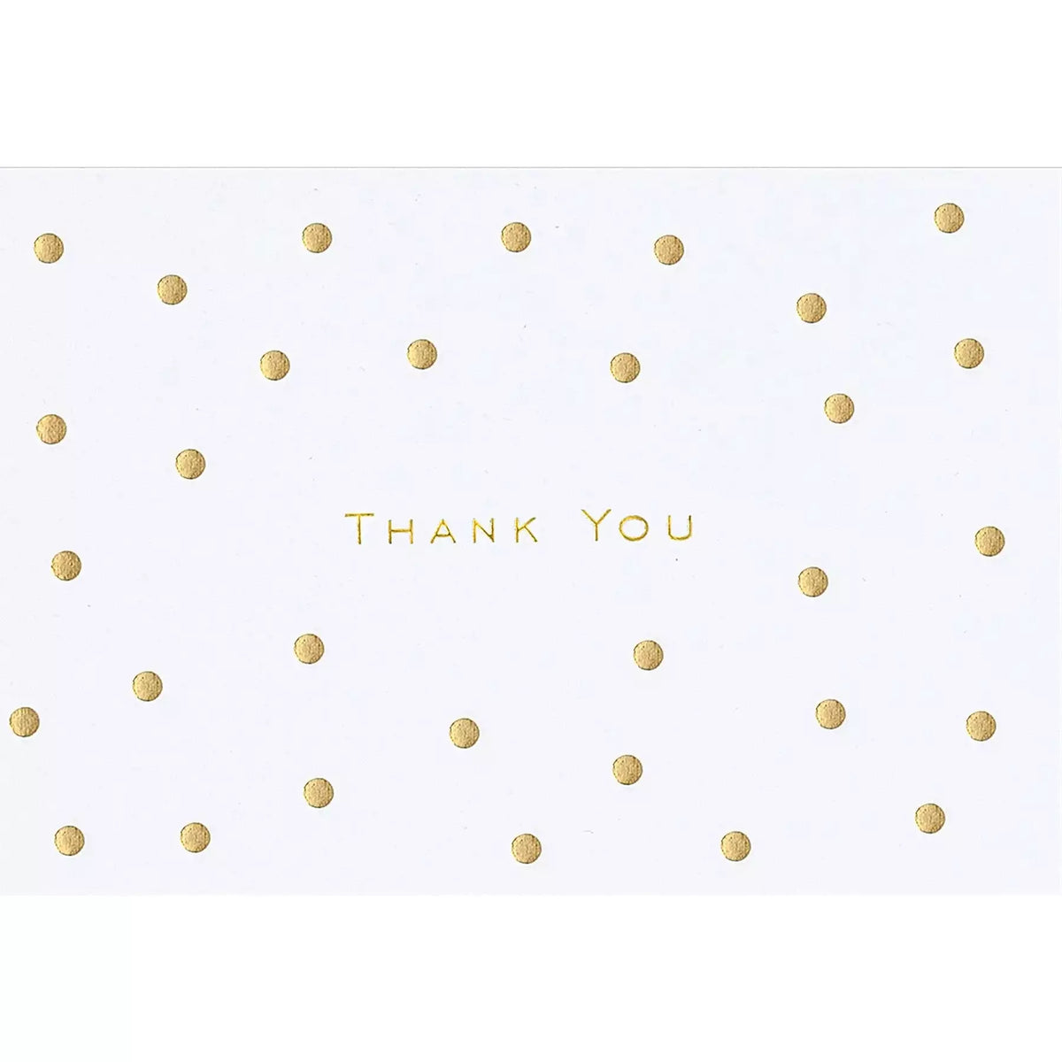 Gold Dots Thank You Notes - Zinnias Gift Boutique