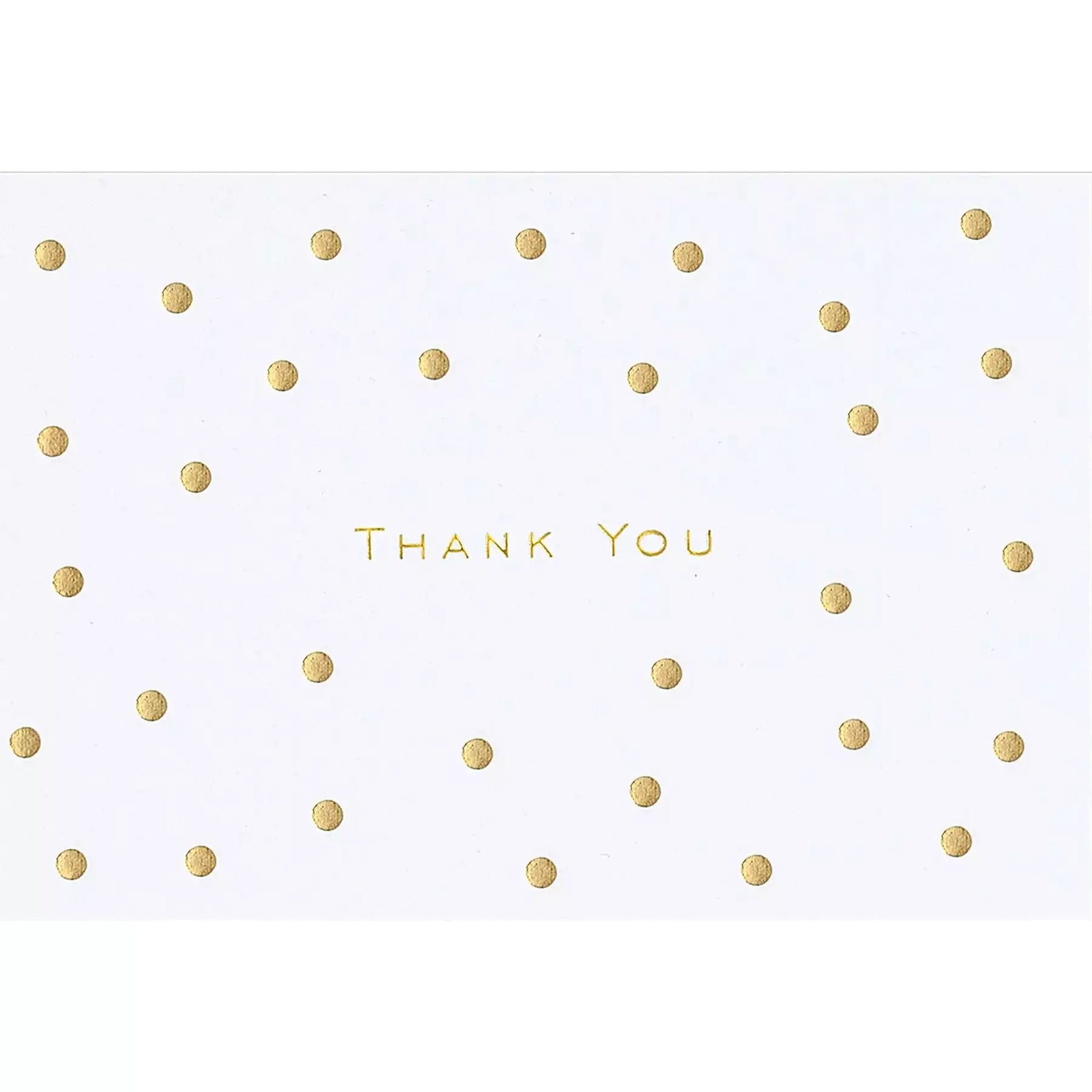 Gold Dots Thank You Notes - Zinnias Gift Boutique