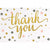 Pink & Gold Dots Thank You Notes - Zinnias Gift Boutique