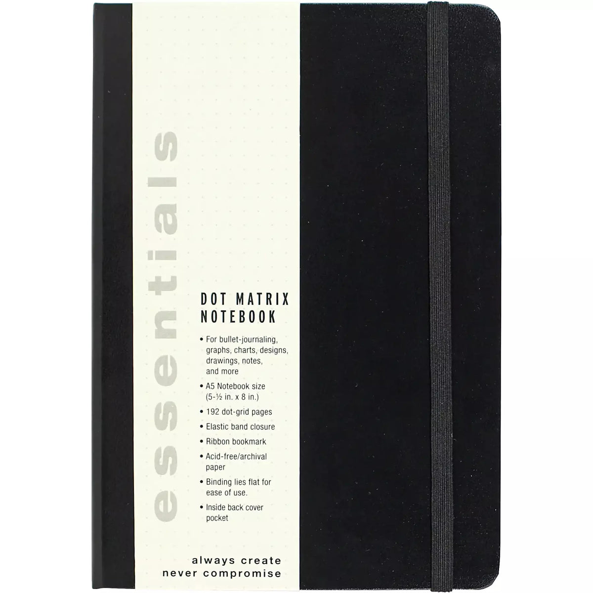 Essentials Dot Matrix Notebook, Large - Zinnias Gift Boutique