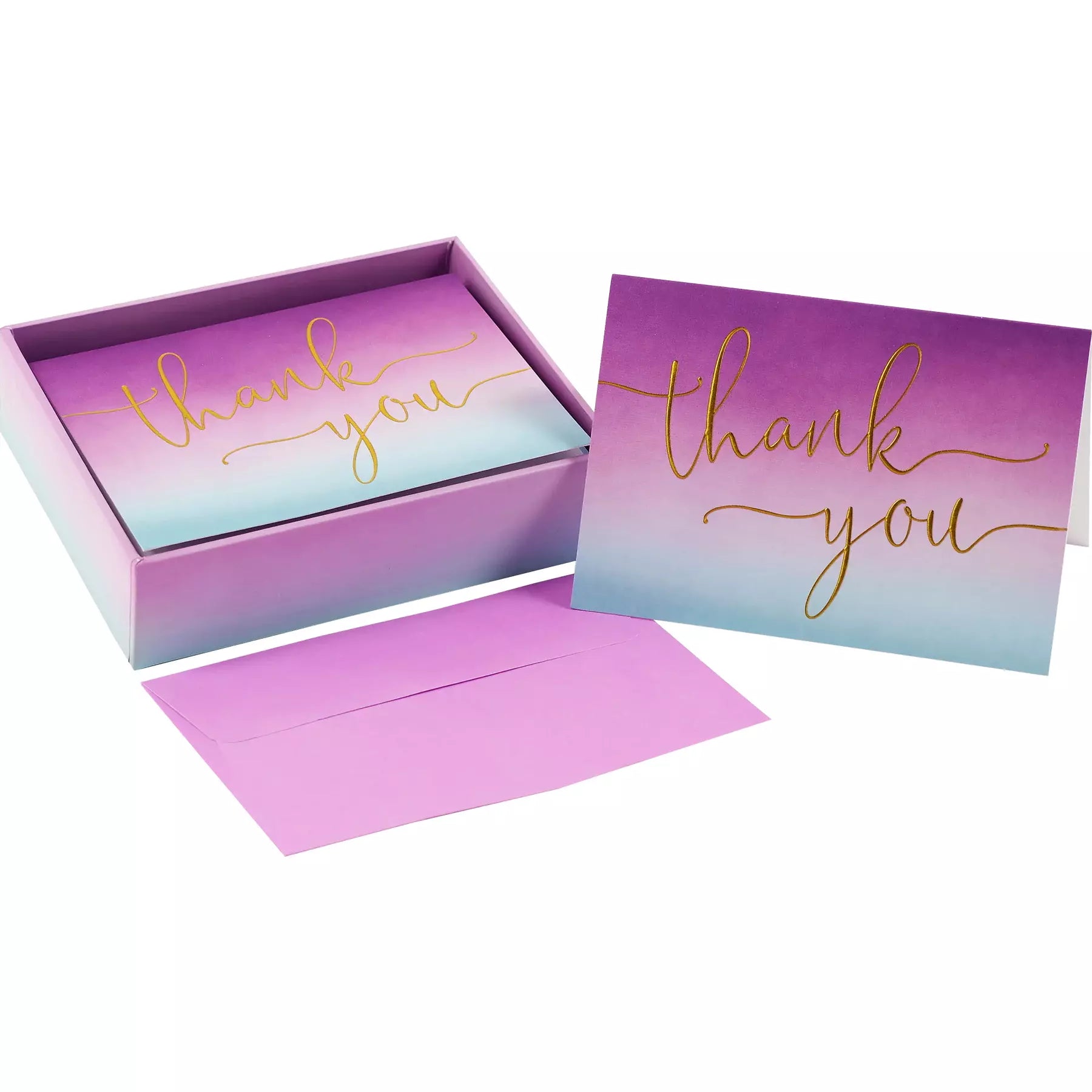 Amethyst Thank You Notes - Zinnias Gift Boutique