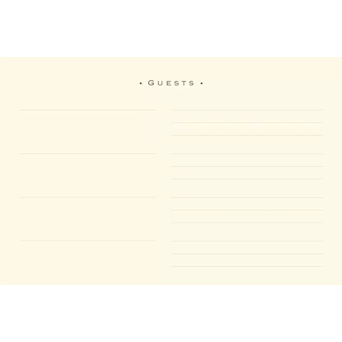 Midnight Guest Book - Zinnias Gift Boutique