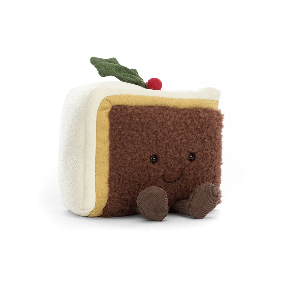 Amuseable Slice of Christmas Cake - Zinnias Gift Boutique