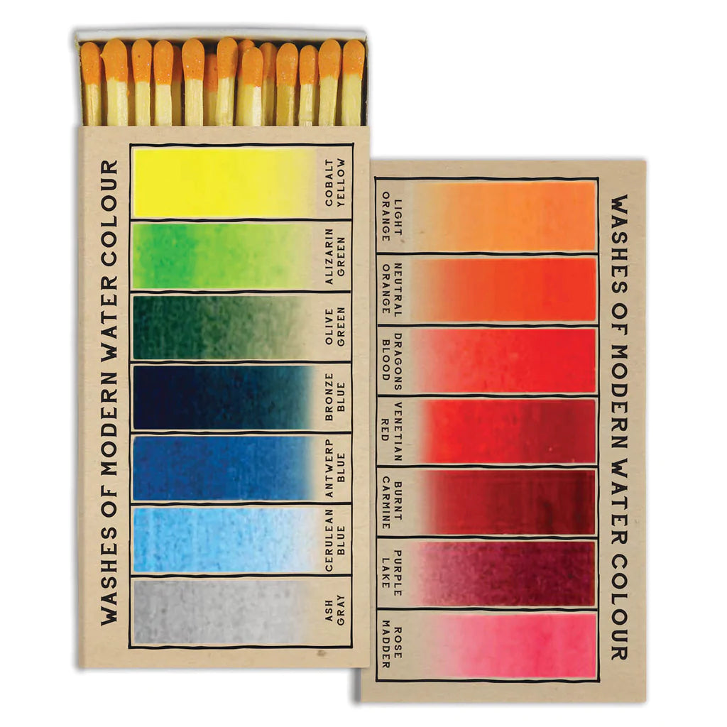 Matches - Watercolor Swatches - Zinnias Gift Boutique