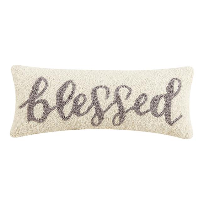 Blessed Hook Pillow PF 8X20&quot; - Zinnias Gift Boutique