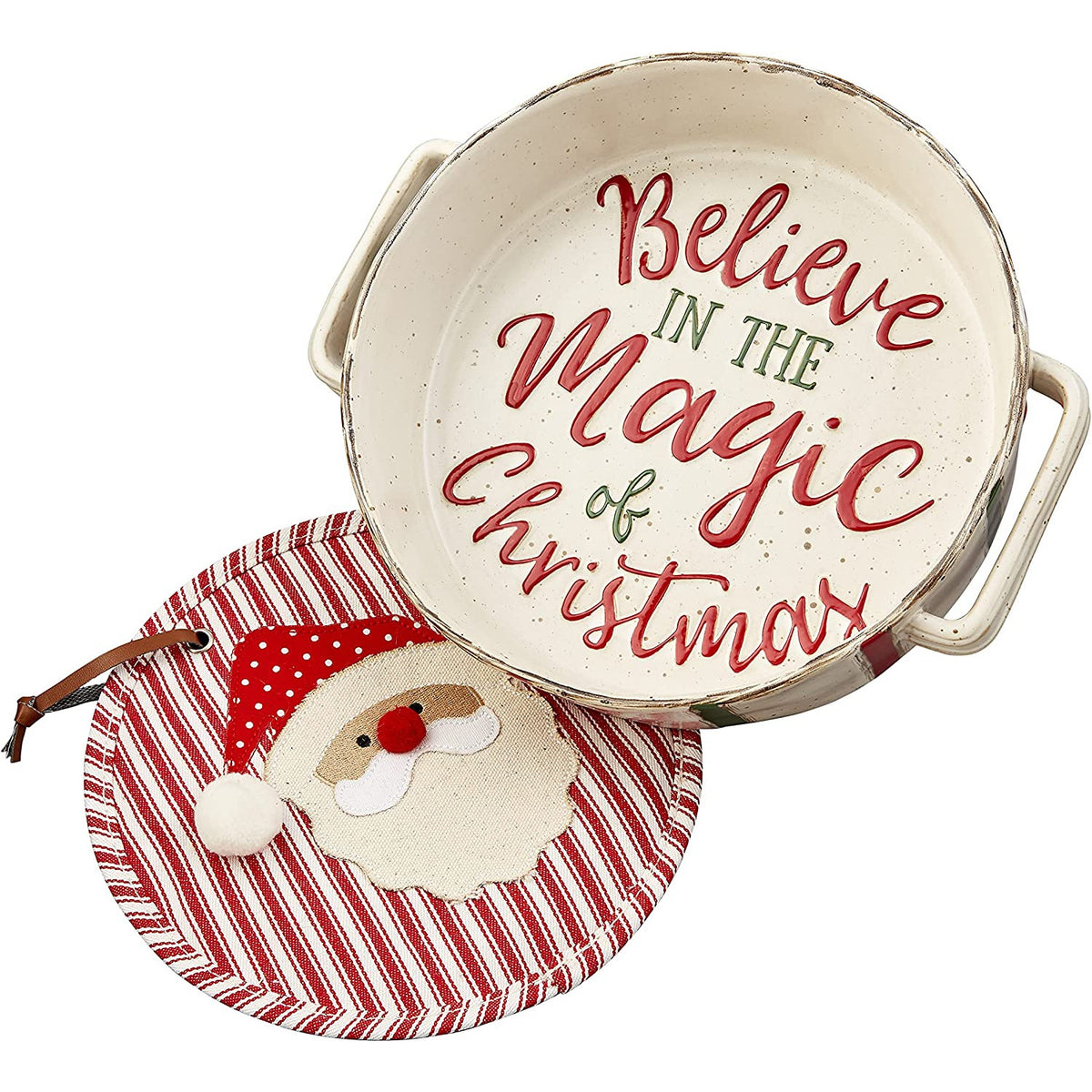 Believe Baker &amp; Pot Holder Set - Zinnias Gift Boutique