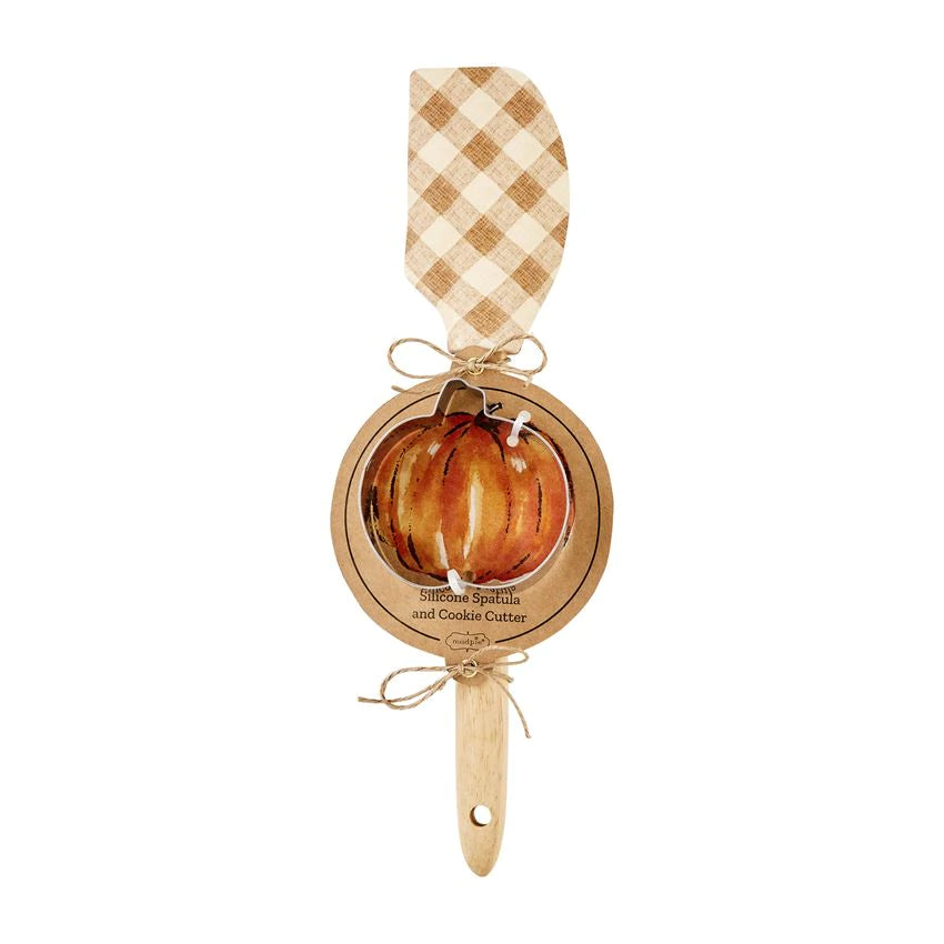 Brown Check Spatula Set - Zinnias Gift Boutique