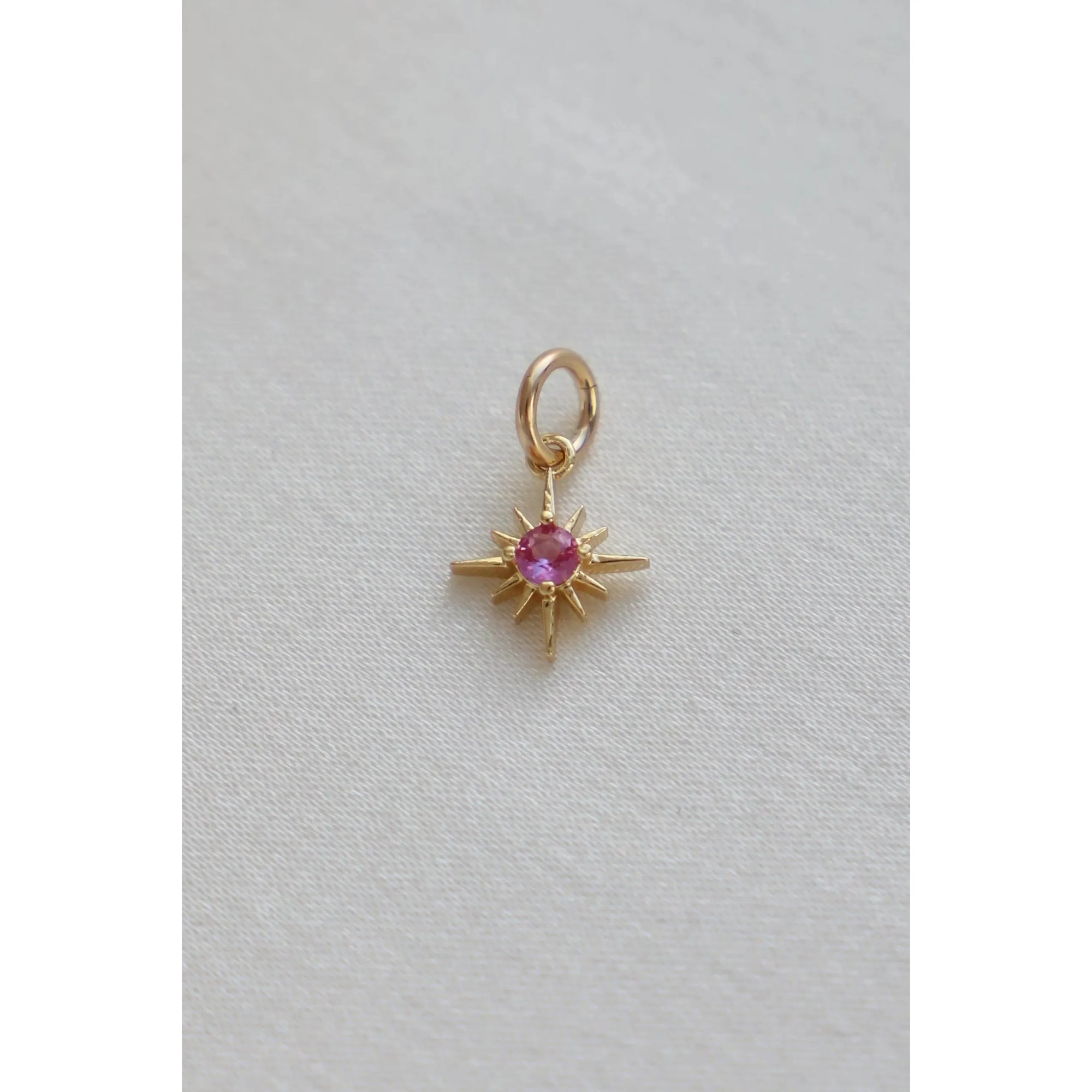 Birthstone Starbust Charm - Zinnias Gift Boutique