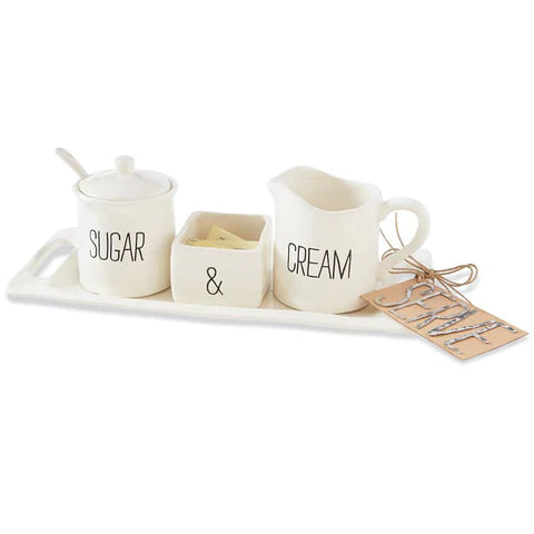 Cream and Sugar Set - Zinnias Gift Boutique