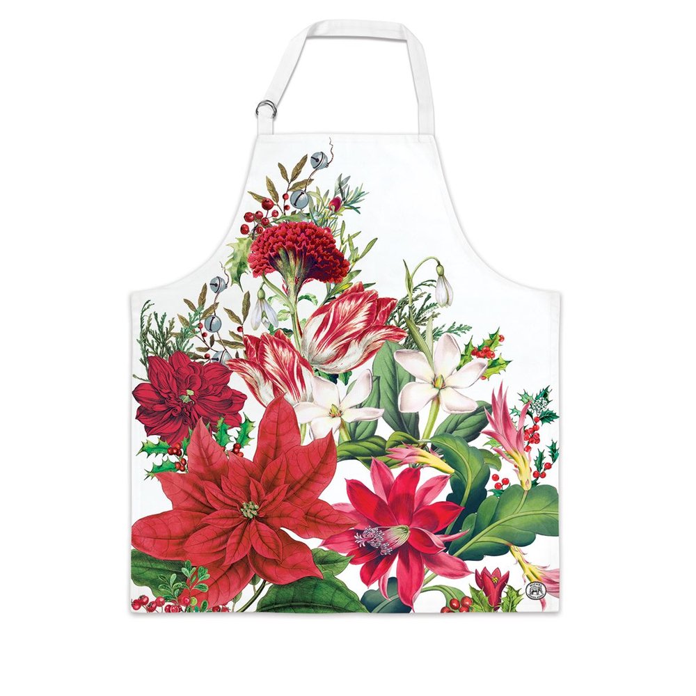 Christmas Bouquet Apron - Zinnias Gift Boutique