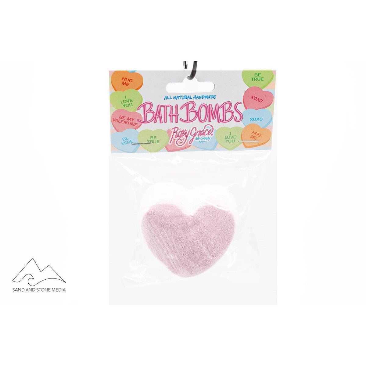 Heart Bath Bomb - Zinnias Gift Boutique