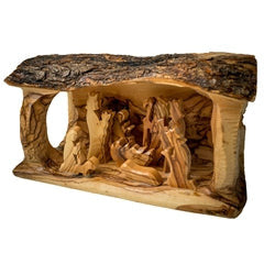 Large Grotto Carved in Branch - 5"x8" - Zinnias Gift Boutique