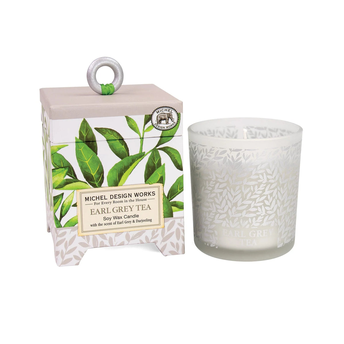 Earl Grey Tea 6.5 oz. Soy Wax Candle - Zinnias Gift Boutique