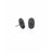 Ellie Gunmetal Stud Earrings in Black Drusy - Zinnias Gift Boutique