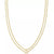 Emilie Gold Multi Strand Necklace in Iridescent Drusy - Zinnias Gift Boutique