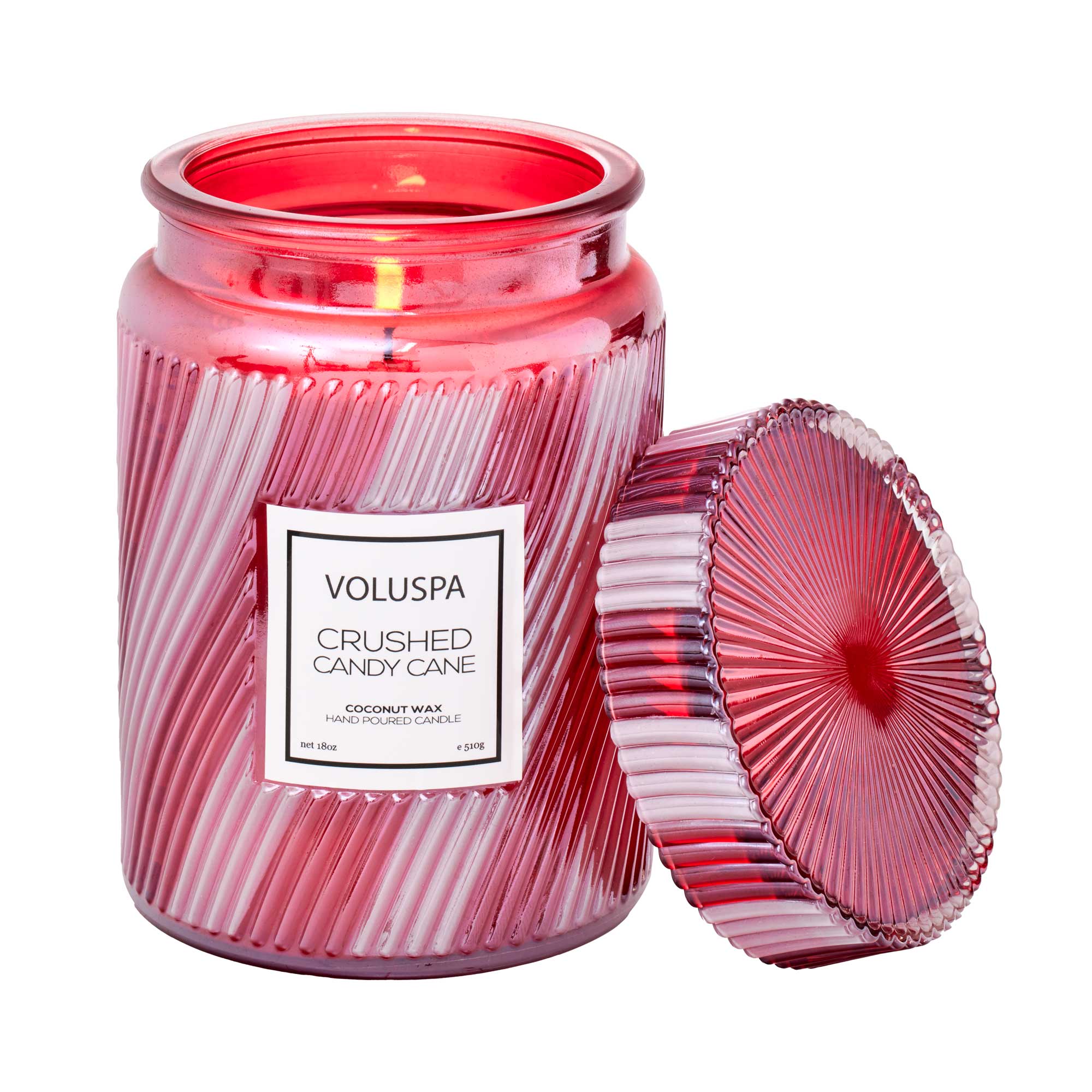 Crushed Candy Cane Candle - Zinnias Gift Boutique