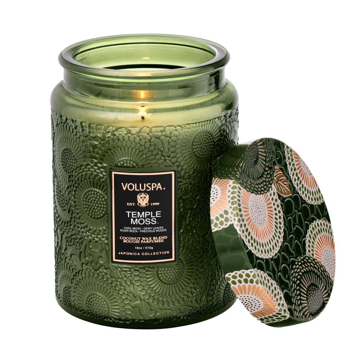 Temple Moss Candle - Zinnias Gift Boutique