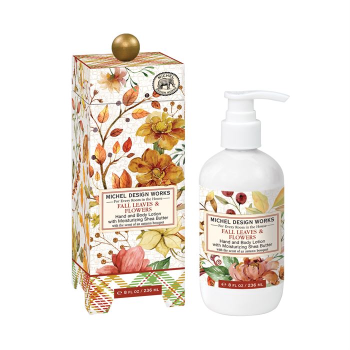 Fall Leaves &amp; Flowers Lotion - Zinnias Gift Boutique