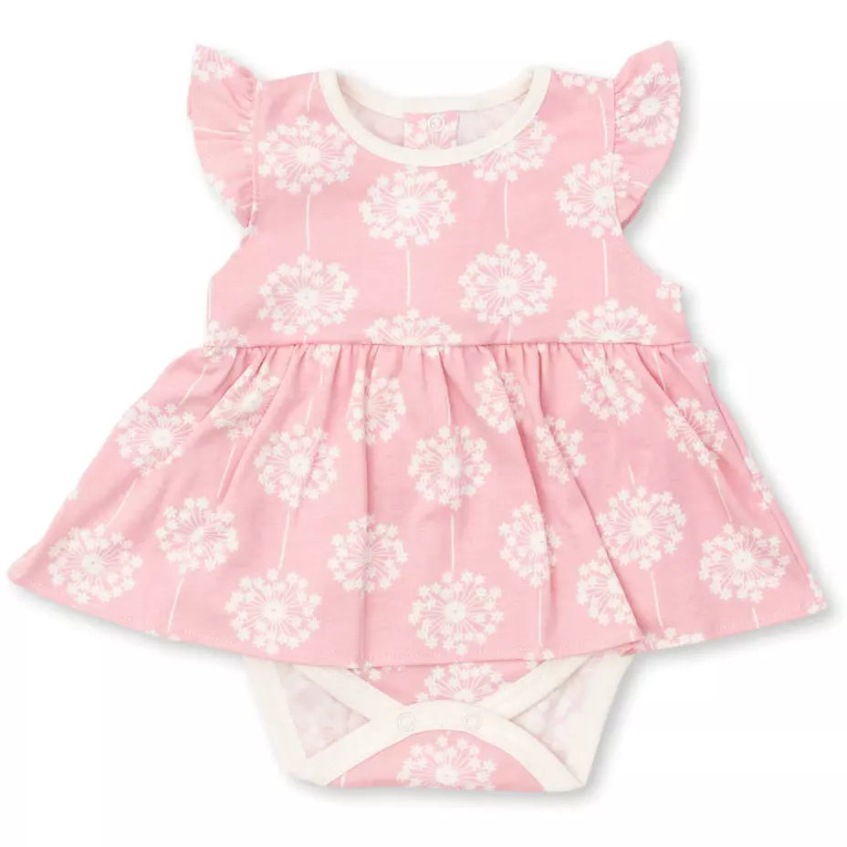 Flowers Bodysuit Dress - Zinnias Gift Boutique