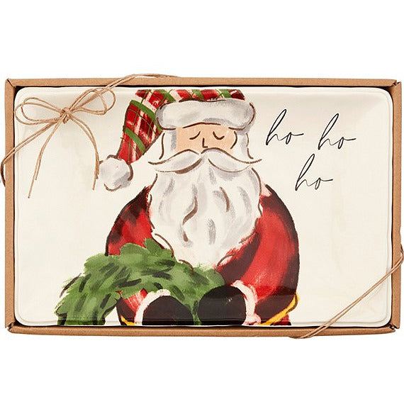 Hoho Sentiment Boxed Platter - Zinnias Gift Boutique