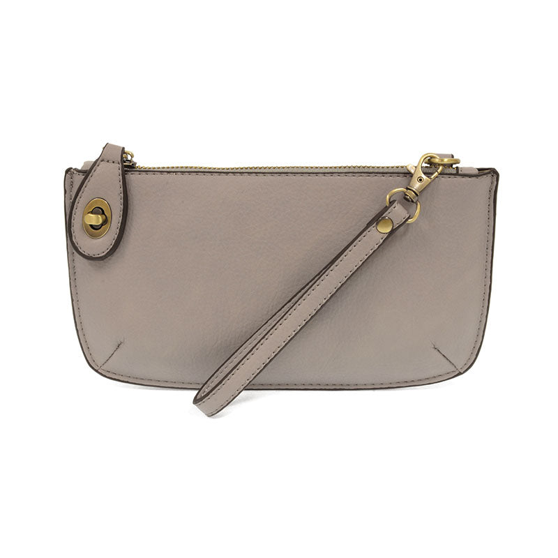 Harbor Grey Mini Crossbody Wristlet Clutch - Zinnias Gift Boutique