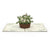White Flower Basket Cut paper card - Zinnias Gift Boutique