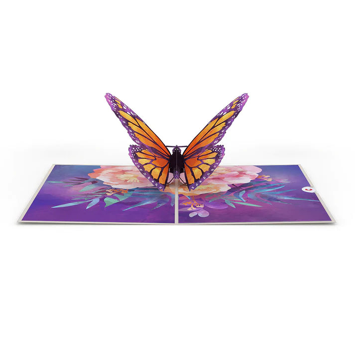 Monarch Butterfly Cut Card - Zinnias Gift Boutique