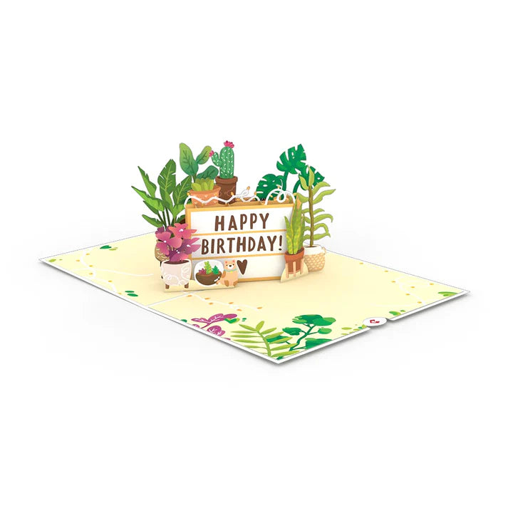 Year of growth cut paper card - Zinnias Gift Boutique