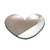 7" Mod Heart Plate Platinum - Zinnias Gift Boutique