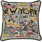 New York Pillow - Zinnias Gift Boutique