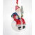 "Snow Balls" Traditional Red Santa Ornament - Zinnias Gift Boutique