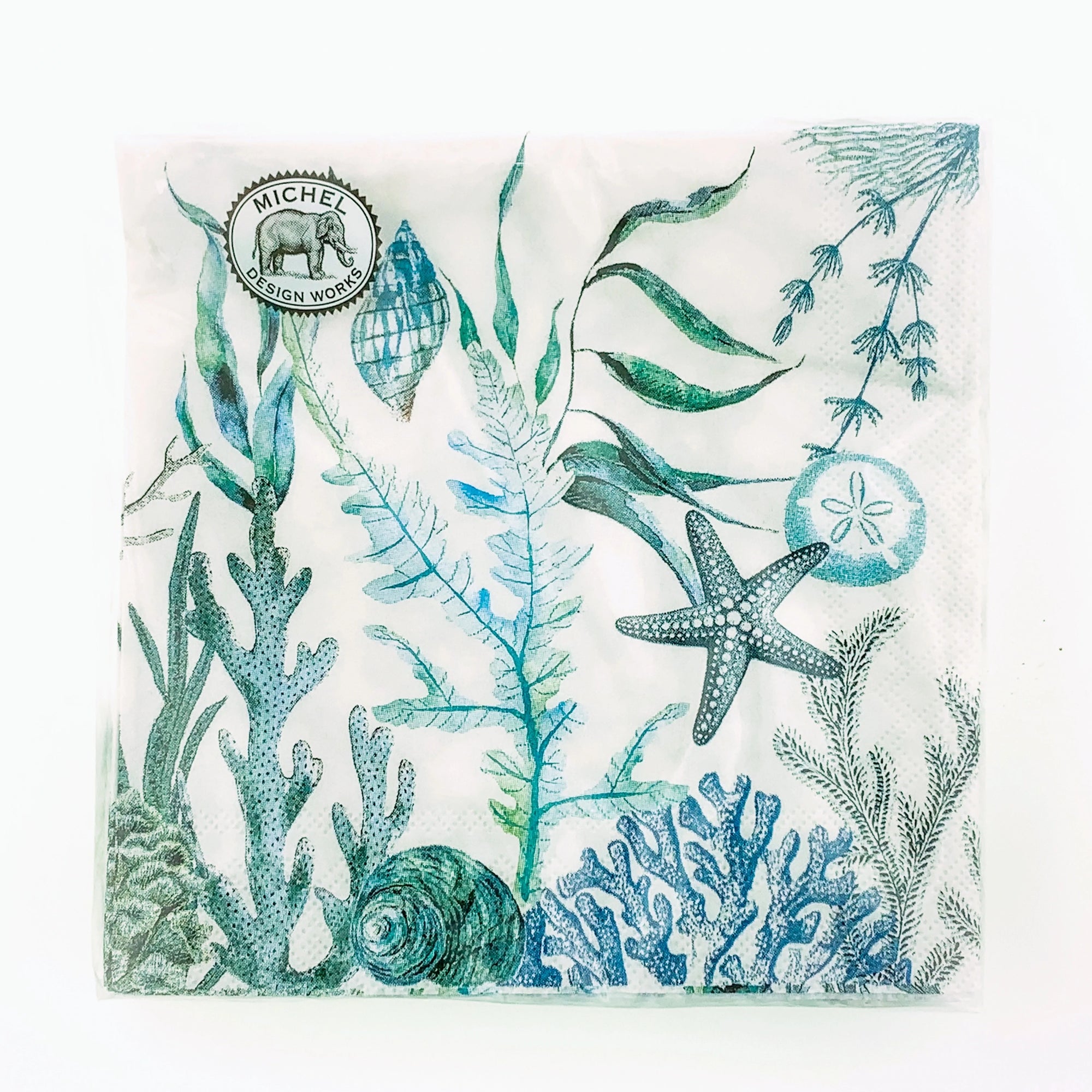 Ocean Tide Cocktail Napkin - Zinnias Gift Boutique