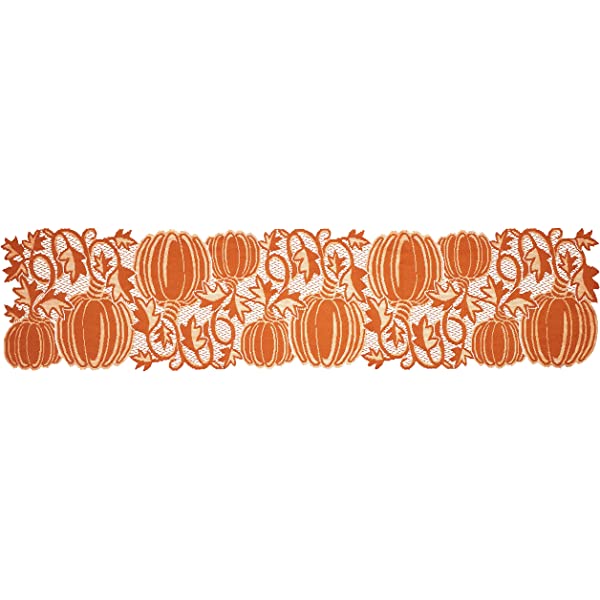 Pumpkin Vine Runner 14&quot;x60&quot; - Zinnias Gift Boutique