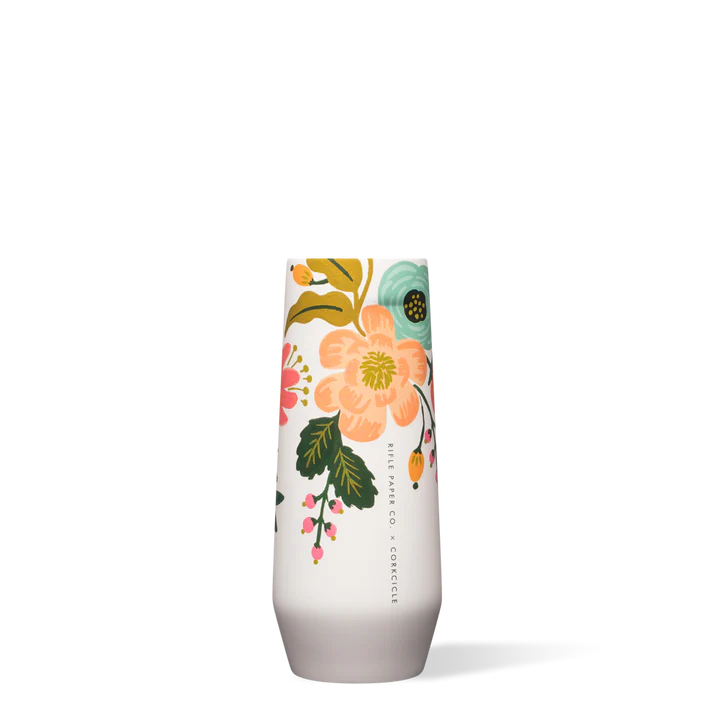 Stemless Flute Garden Party - Zinnias Gift Boutique