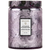 Voluspa Large Embossed Glass Candle - Japanese Plum Bloom Poured in California - Zinnias Gift Boutique
