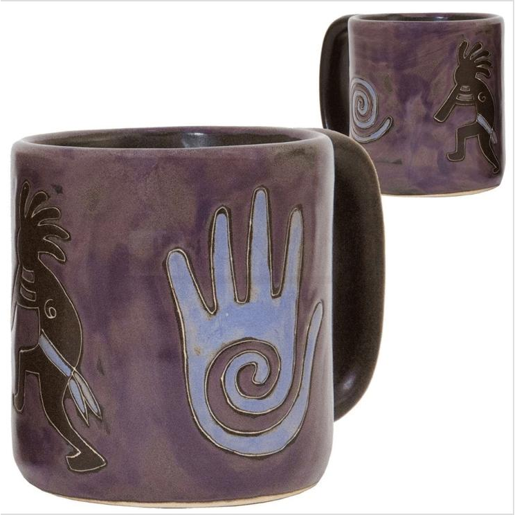Mara Mugs - Kokopelli Plum - Zinnias Gift Boutique