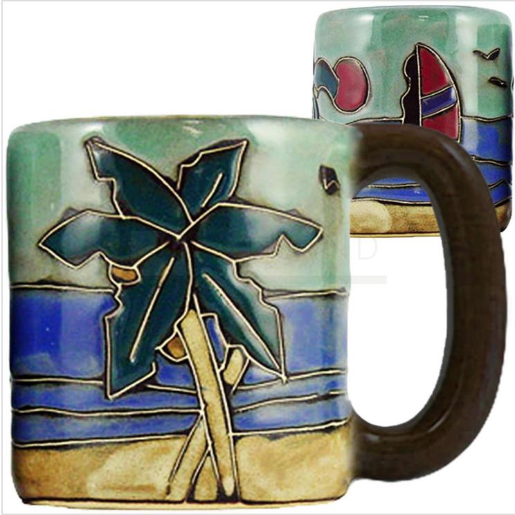 Mara Mugs - Palm Trees - Zinnias Gift Boutique