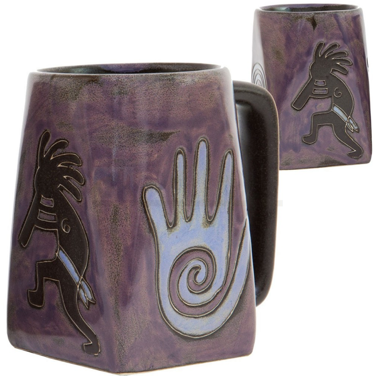 Mara Mugs - Kokopelli Plum - Zinnias Gift Boutique