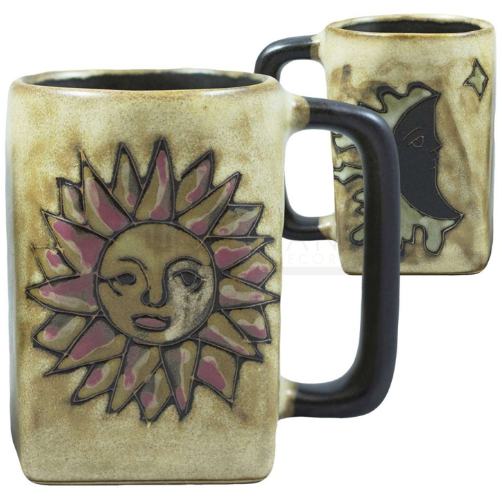 Mara Mugs - Sun and Moon - Tan - Zinnias Gift Boutique