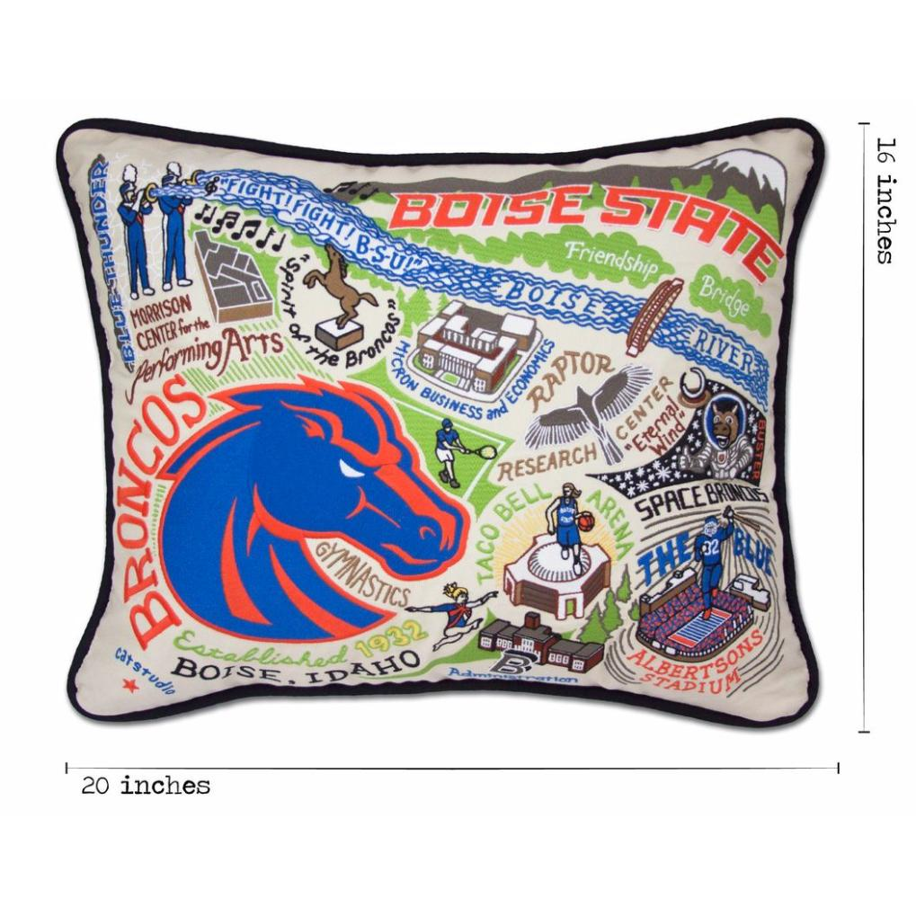 Boise State Pillow - Zinnias Gift Boutique